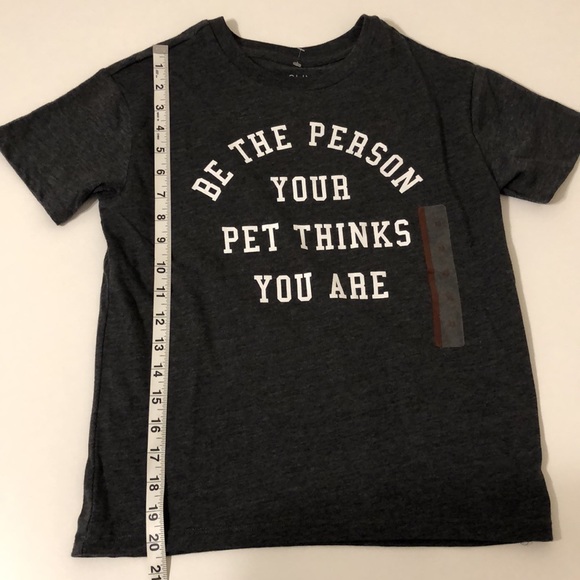 FIFTH SUN Be The Person Your Pet Thinks You Are Grey T-Shirt, Sz X Small - Picture 8 of 13